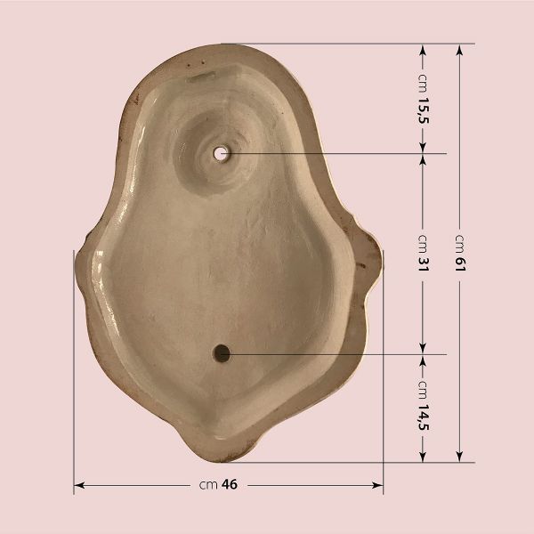 Outdoor wall fountain cm60h (dark blue)